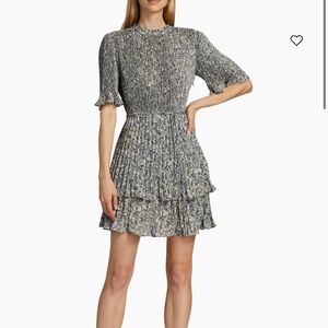 Samantha Pleated A-Line Mini Dress